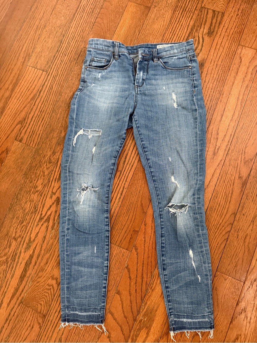 Blank NYC Light Blue Distressed Skinny Jeans